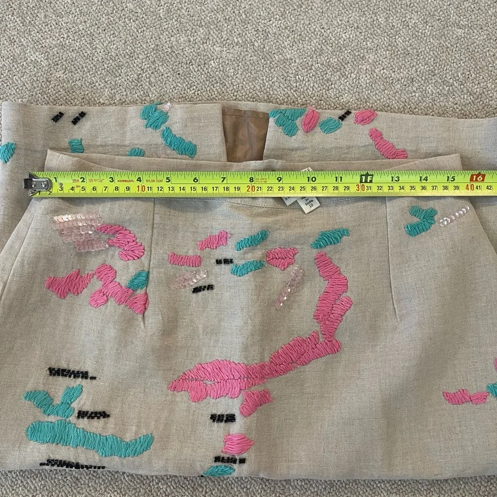 Anthropologie women’s Tracy Reese Multi Color Professional Skirt - Picture 6 of 6